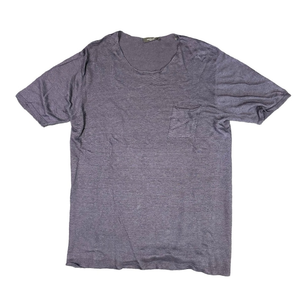 Roberto Collina Linen Shirt, Blue, Size XXXL